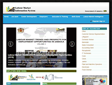 Tablet Screenshot of lmis.gov.jm